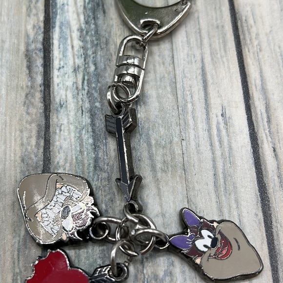 ⭐️🌸Vintage Tasmanian Devil cartoon keychain looney toons Y2K - Picture 3 of 7